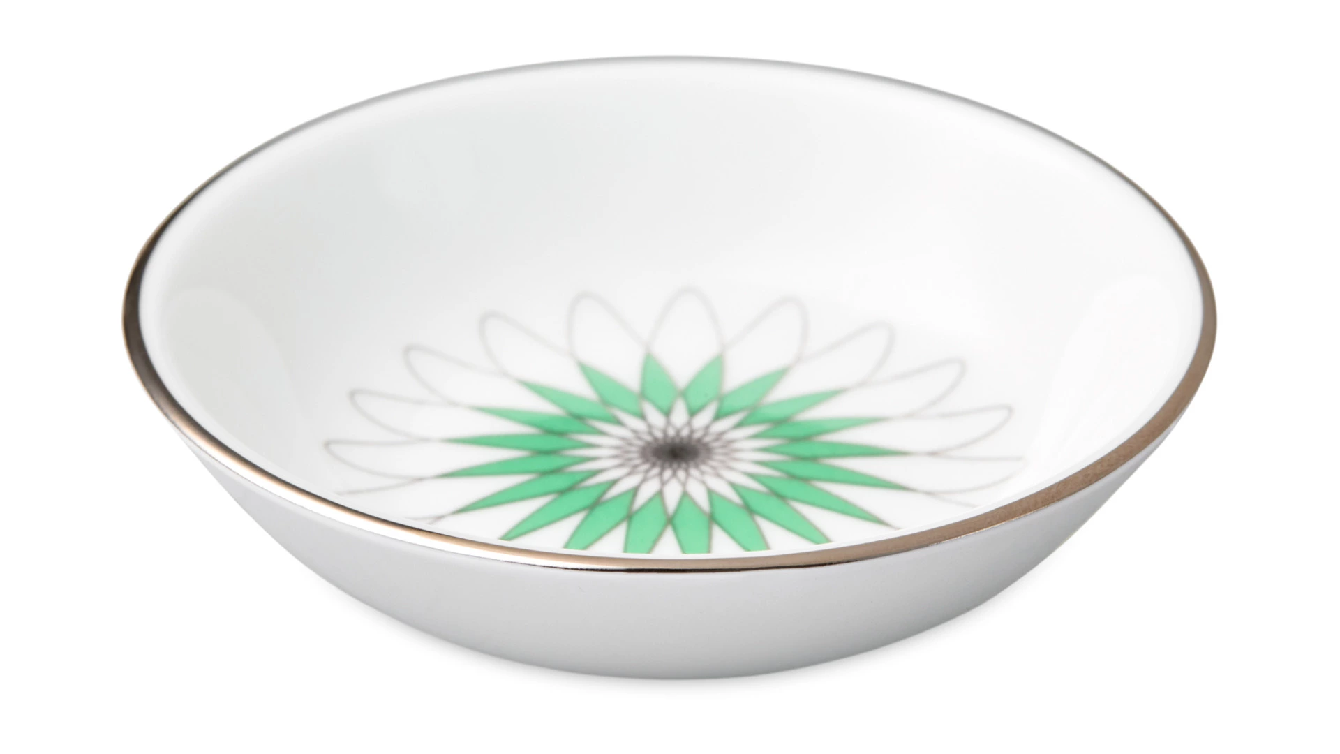 Розетка Shirokov Калейдоскоп 8 см, фарфор костяной