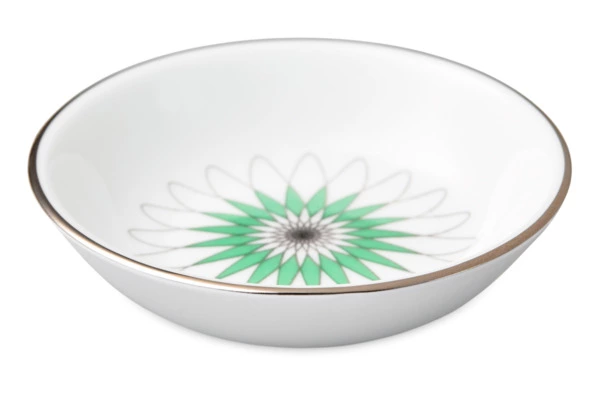 Розетка Shirokov Калейдоскоп 8 см, фарфор костяной