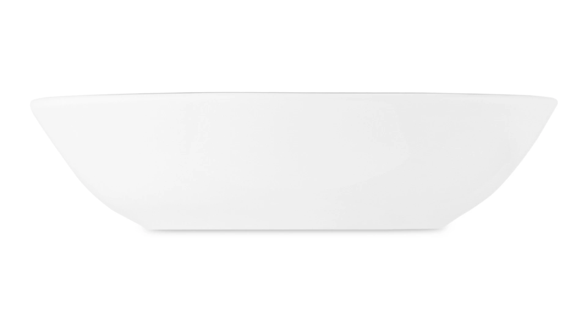 Розетка Shirokov Мемфис 8 см, фиолетовый кант, фарфор костяной