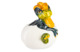 Скульптура Терра керамос Дракоша в яйце 7,5х9 см, фарфор твердый