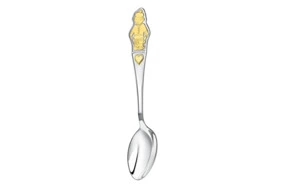 Ложка чайная в футляре АргентА Королевское детство Мальчик 29,51 г, серебро 925, частичное позолочен