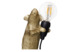 Настольная лампа Seletti Мышь стоит USB 6x13 см, h14 см, смола, золотая