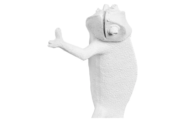 Настольная лампа Seletti Хамелеон поднимается наверх USB 21х14,5 h9 см, смола, белая