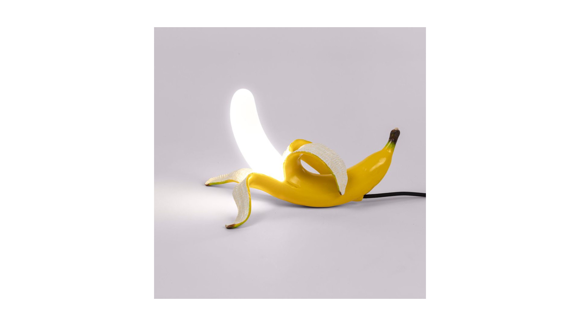 Светильник Seletti Банан 33х23,5 h19 см, смола, желтый