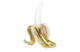 Светильник Seletti Банан 26х15 h30 см, смола, золотой