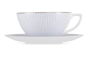 Чашка чайная с блюдцем Wedgwood Джаспер Конран Полоска, фарфор