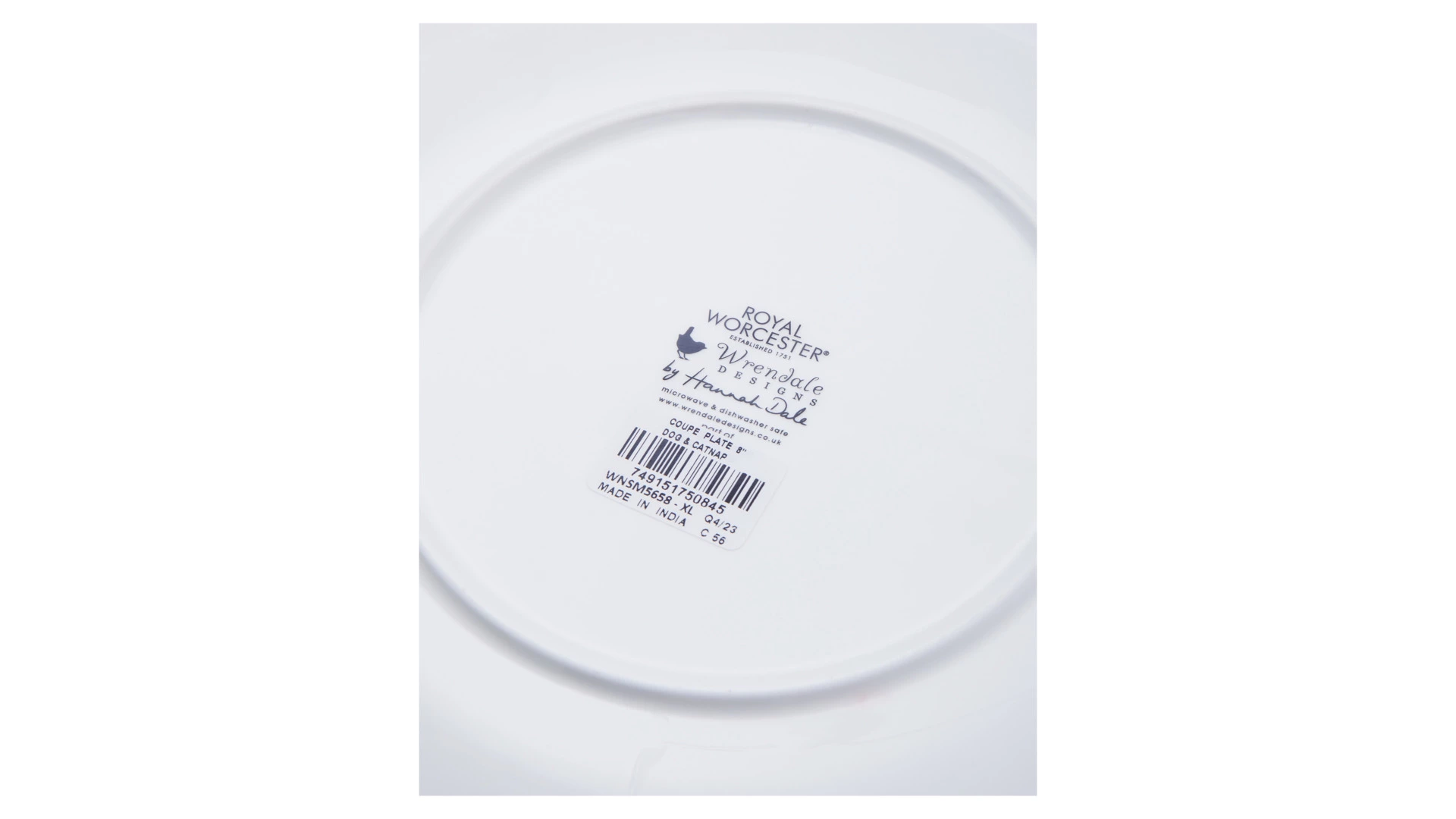 Тарелка закусочная Royal Worcester Забавная фауна Сладкий сон 20 см, фарфор костяной