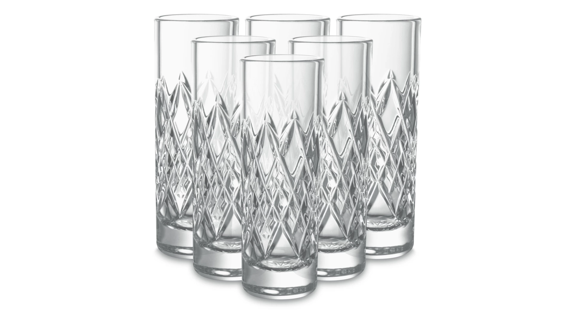 Набор стопок Decor de table Антиб 50 мл, 6 шт, хрусталь, п/к