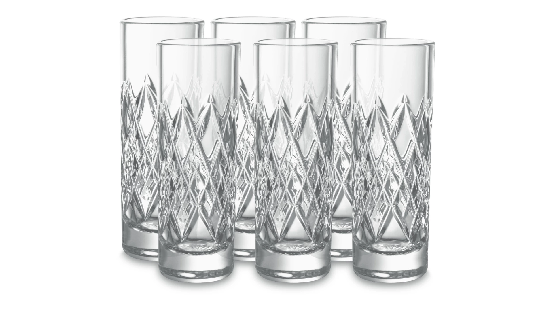 Набор стопок Decor de table Антиб 50 мл, 6 шт, хрусталь, п/к