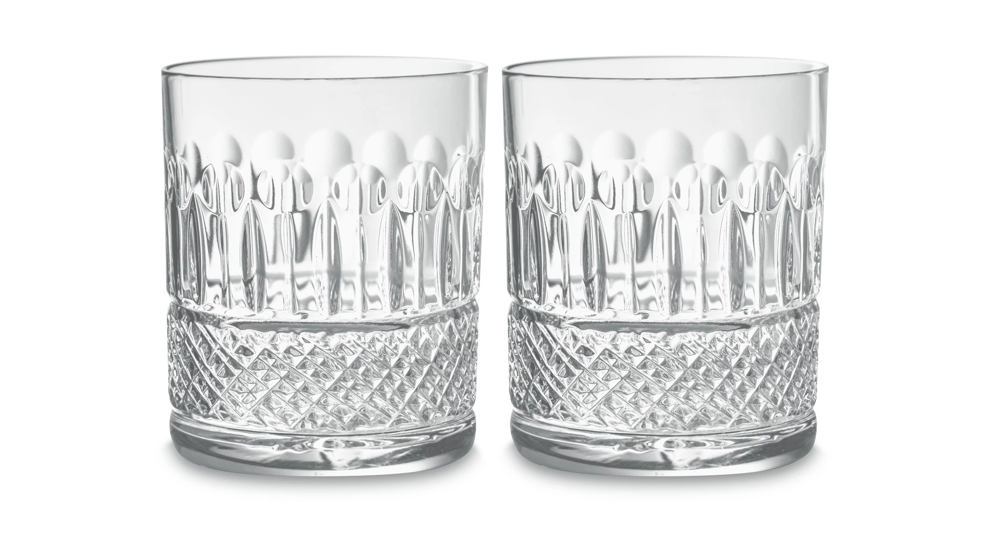 Набор стаканов для виски Decor de table Париж 330 мл, 2 шт, хрусталь, п/к