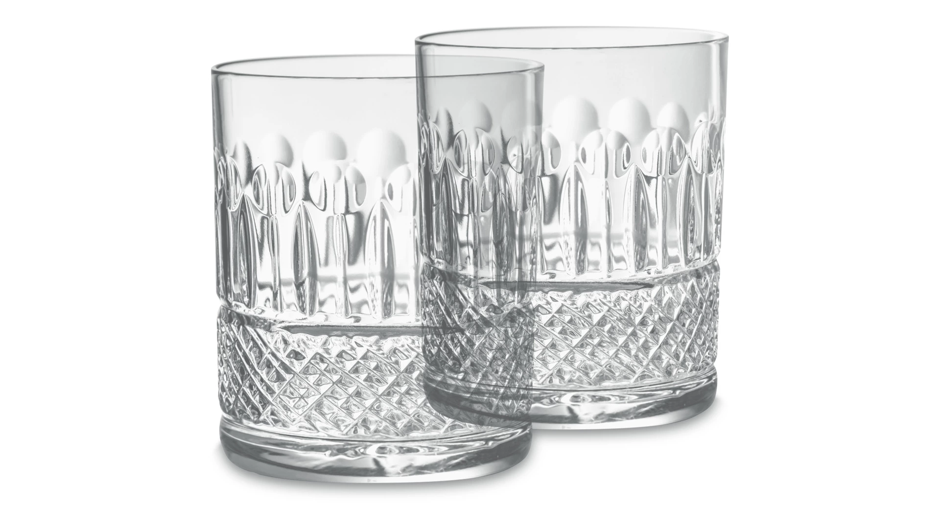 Набор стаканов для виски Decor de table Париж 330 мл, 2 шт, хрусталь, п/к