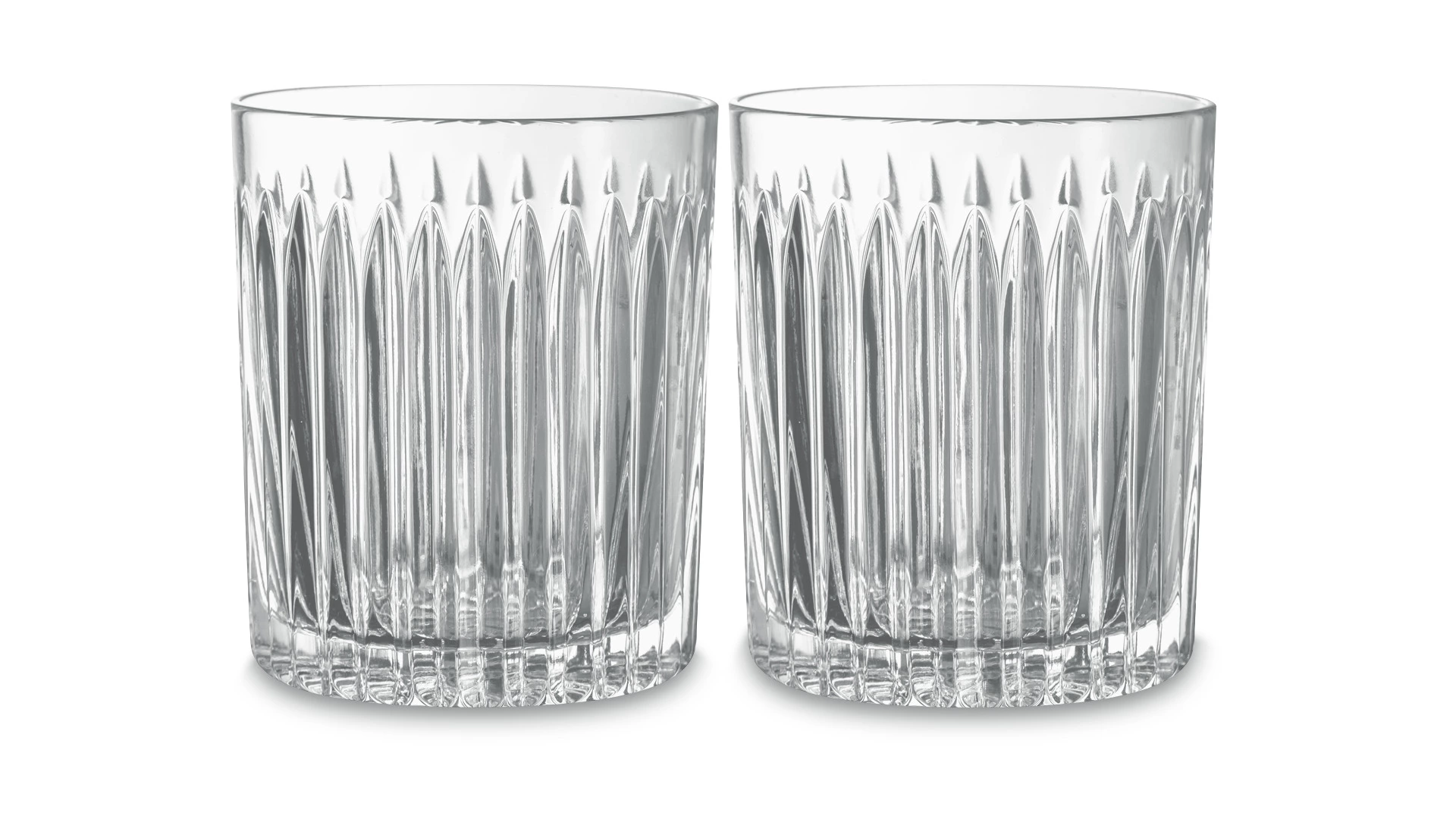 Набор стаканов для виски Decor de table Дефанс Премьер 330 мл, 2 шт, хрусталь, п/к