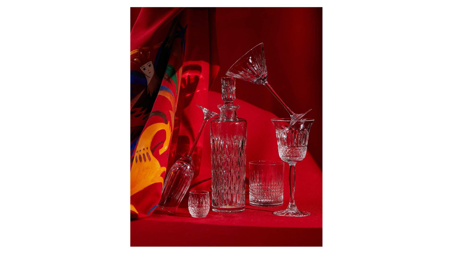 Набор стаканов для виски Decor de table Антиб 330 мл, 2 шт, хрусталь, п/к