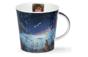 Кружка Dunoon Заяц в сумерках Кернгорм 480 мл, фарфор костяной