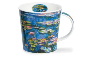 Кружка Dunoon Водяные лилии Кернгорм 480 мл, фарфор костяной