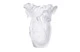 Ваза настольная Decor de table Гинкго 30 см, хрустальное тесто, белая, п/к