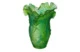 Ваза настольная Decor de table Гинкго 30 см, хрустальное тесто, зеленая, п/к