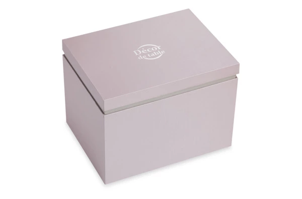 Ваза настольная Decor de table Гинкго 30 см, хрустальное тесто, янтарная, п/к