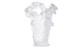 Ваза настольная Decor de Table Pate de Verre Cristal Роза 35 см, хрустальное тесто, белая, п/к