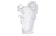 Ваза настольная Decor de Table Pate de Verre Cristal Роза 35 см, хрустальное тесто, белая, п/к