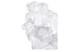 Ваза настольная Decor de Table Pate de Verre Cristal Роза 35 см, хрустальное тесто, белая, п/к