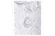 Ваза настольная Decor de Table Pate de Verre Cristal Роза 35 см, хрустальное тесто, белая, п/к