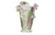 Ваза настольная Decor de Table Pate de Verre Cristal Роза 35 см, хрустальное тесто, фиолетовая, п/к