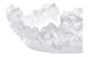 Чаша декоративная Decor de Table Pate de Verre Cristal Орхидея 32 см, хрустальное тесто, белая, п/к
