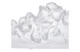 Чаша декоративная Decor de Table Pate de Verre Cristal Орхидея 32 см, хрустальное тесто, белая, п/к
