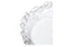 Чаша декоративная Decor de Table Pate de Verre Cristal Орхидея 32 см, хрустальное тесто, белая, п/к