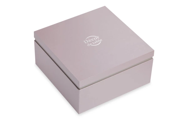 Чаша декоративная Decor de table Гинкго 30 см, хрустальное тесто, зеленая, п/к