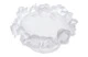 Конфетница с крышкой Decor de Table Pate de Verre Cristal Роза 17 см, хрустальное тесто, белая, п/к