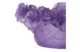 Конфетница с крышкой Decor de Table Pate de Verre Cristal Роза 17 см, хрустальное тесто