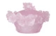 Конфетница с крышкой Decor de Table Pate de Verre Cristal Роза 17 см, хрустальное тесто