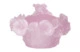 Конфетница с крышкой Decor de Table Pate de Verre Cristal Роза 17 см, хрустальное тесто
