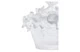 Конфетница Decor de Table Pate de Verre Cristal Бабочка 17 см, хрустальное тесто, белая, п/к