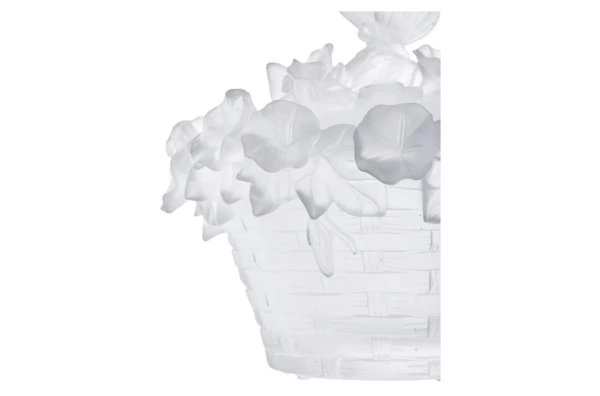 Конфетница Decor de Table Pate de Verre Cristal Бабочка 17 см, хрустальное тесто, белая, п/к