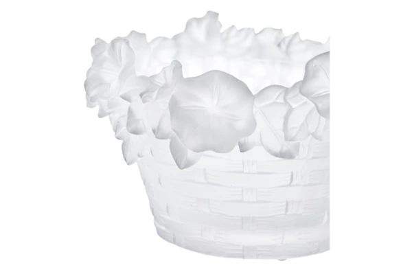 Конфетница Decor de Table Pate de Verre Cristal Бабочка 17 см, хрустальное тесто, белая, п/к