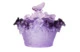 Конфетница Decor de Table Pate de Verre Cristal Бабочка 17 см, хрустальное тесто, фиолетовая, п/к