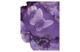 Конфетница Decor de Table Pate de Verre Cristal Бабочка 17 см, хрустальное тесто, фиолетовая, п/к