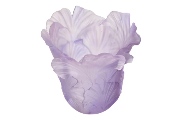Подсвечник Decor de table Гинкго, хрустальное тесто, фиолетовый, п/к