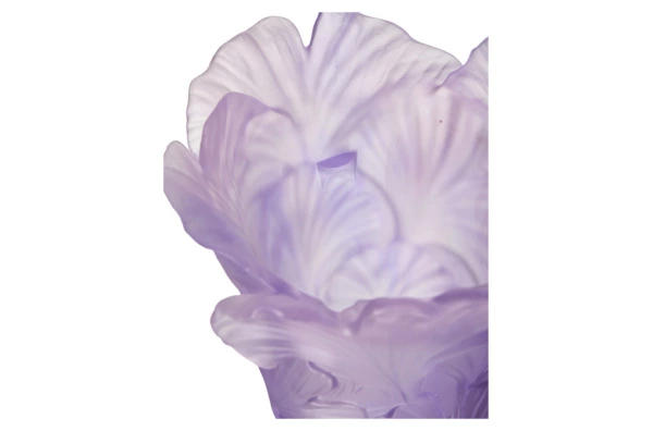 Подсвечник Decor de table Гинкго, хрустальное тесто, фиолетовый, п/к