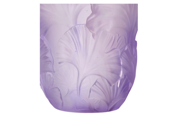Подсвечник Decor de table Гинкго, хрустальное тесто, фиолетовый, п/к