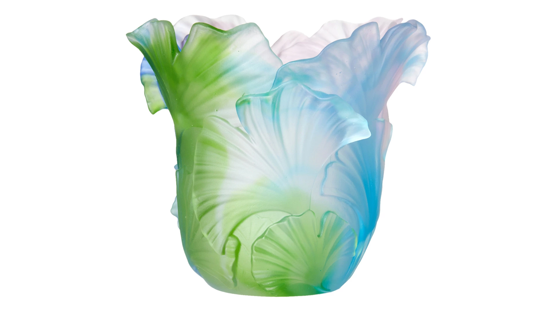 Подсвечник Decor de table Гинкго, хрустальное тесто, разноцветный, п/к