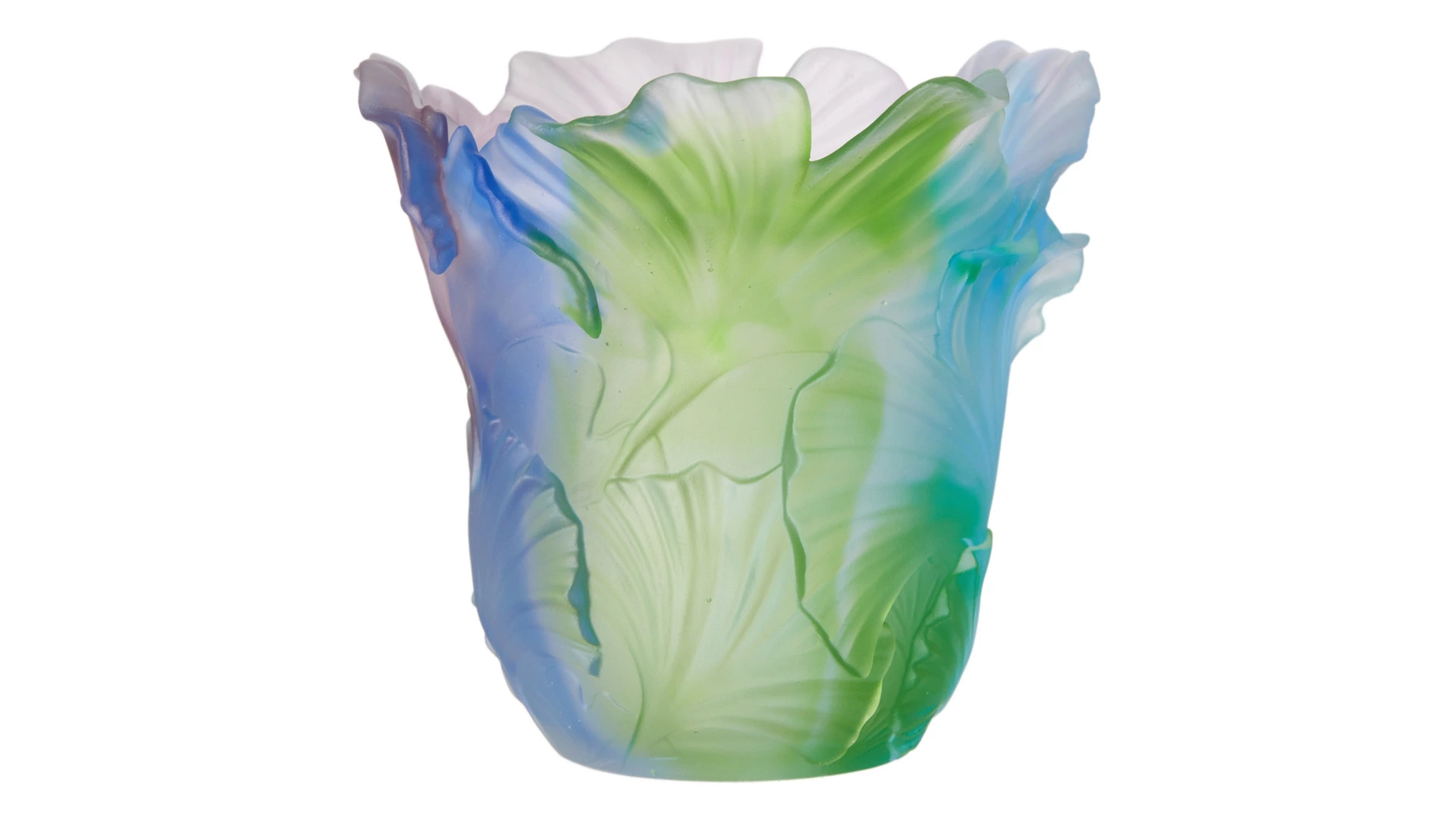 Подсвечник Decor de table Гинкго, хрустальное тесто, разноцветный, п/к