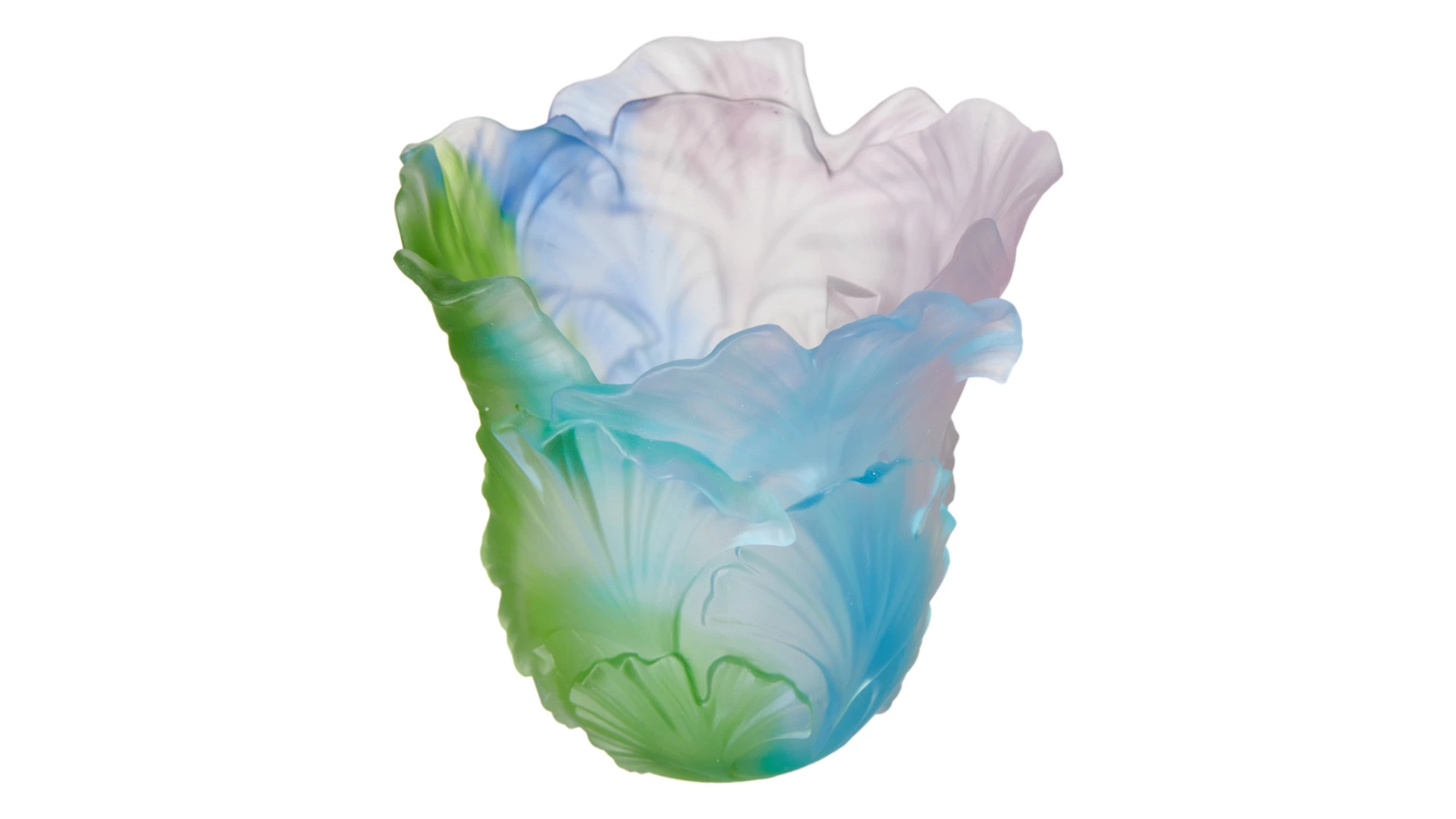 Подсвечник Decor de table Гинкго, хрустальное тесто, разноцветный, п/к