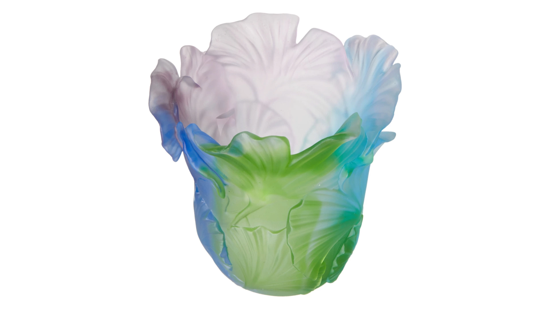 Подсвечник Decor de table Гинкго, хрустальное тесто, разноцветный, п/к