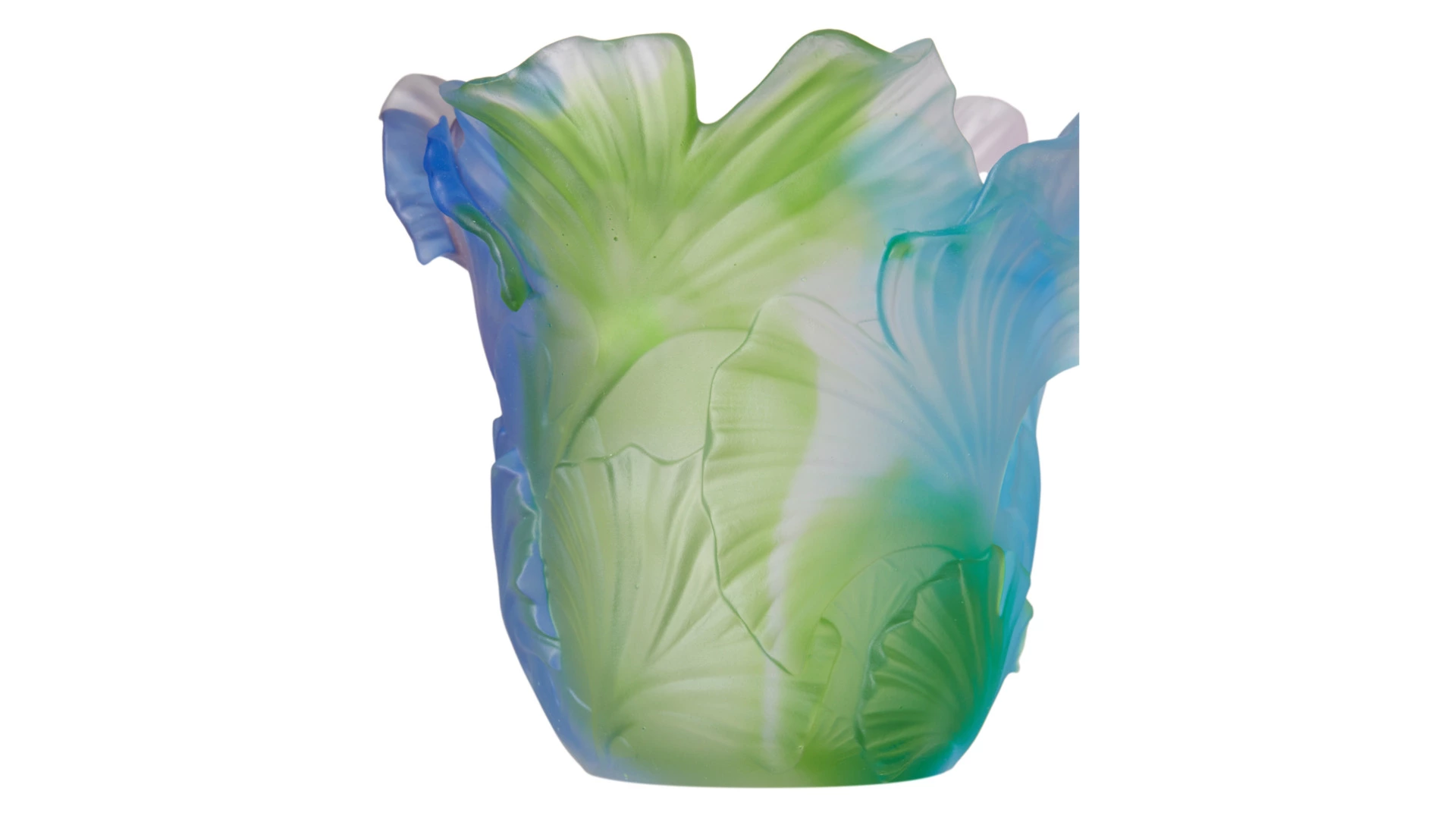 Подсвечник Decor de table Гинкго, хрустальное тесто, разноцветный, п/к