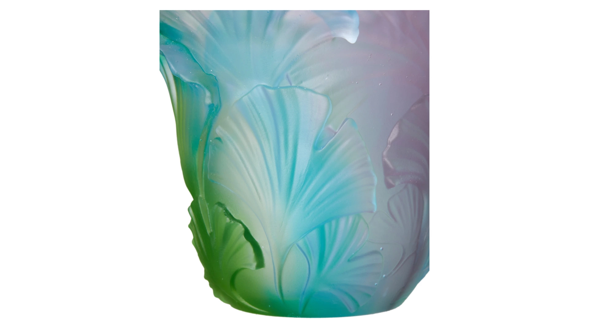 Подсвечник Decor de table Гинкго, хрустальное тесто, разноцветный, п/к