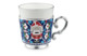 Чашка кофейная с блюдцем Русские самоцветы Щелкунчик 65,12 г, серебро 925